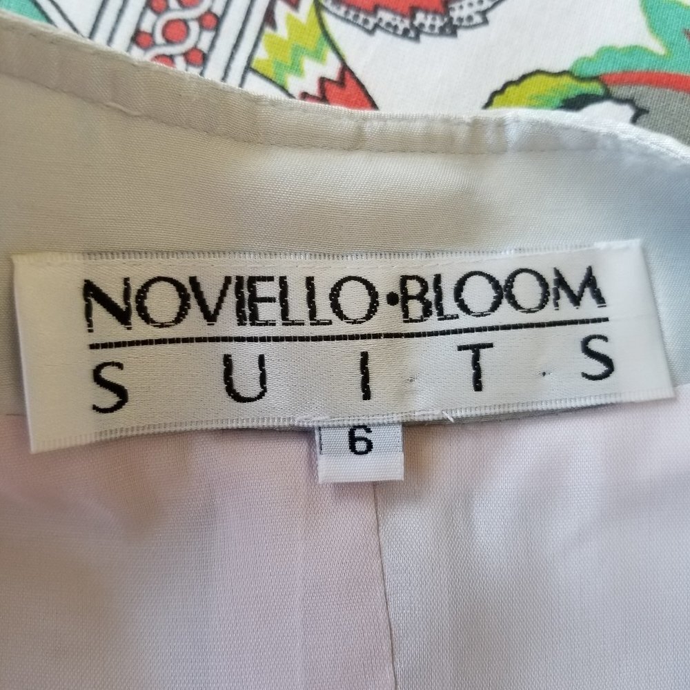 Noviello Bloom Suits Silver Shantung Silk Suit - Picture 12 of 14